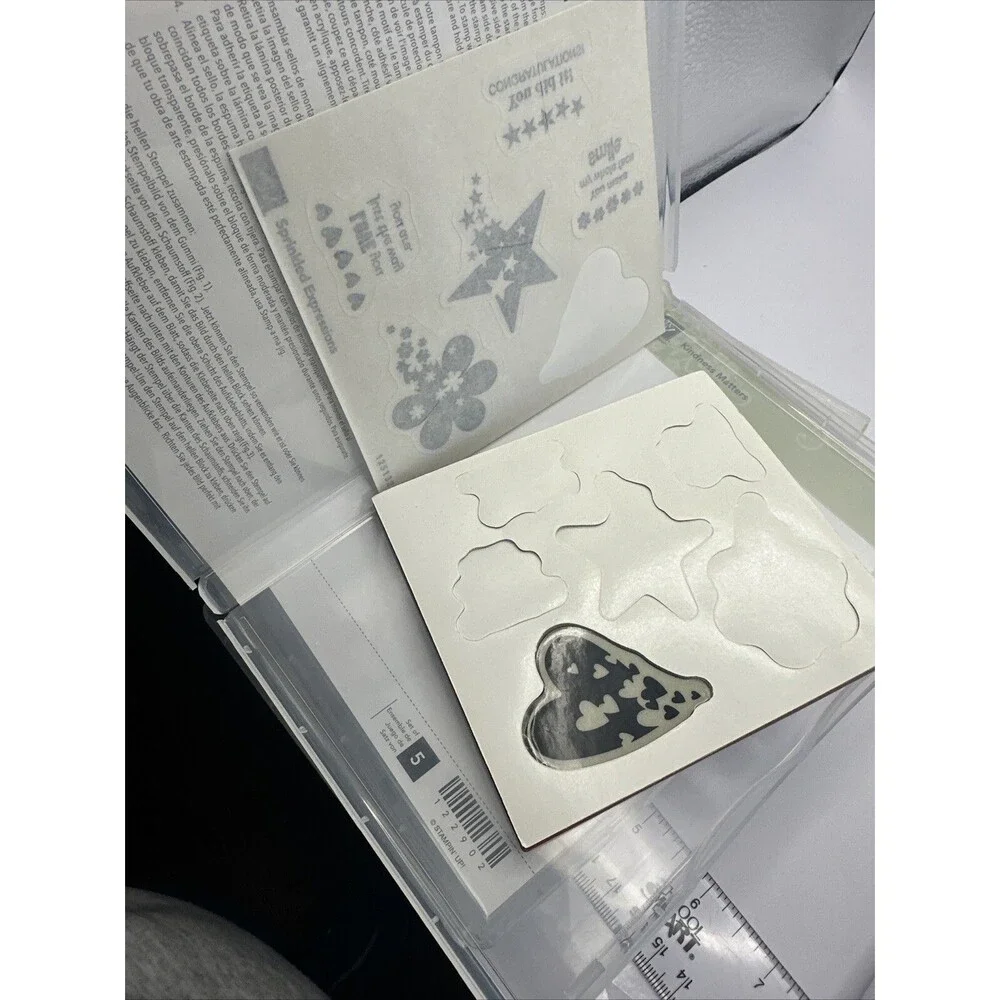 Lot of Stampin' Up Stamp Sets Stamps Cling Party Valentine Panda Kindness words